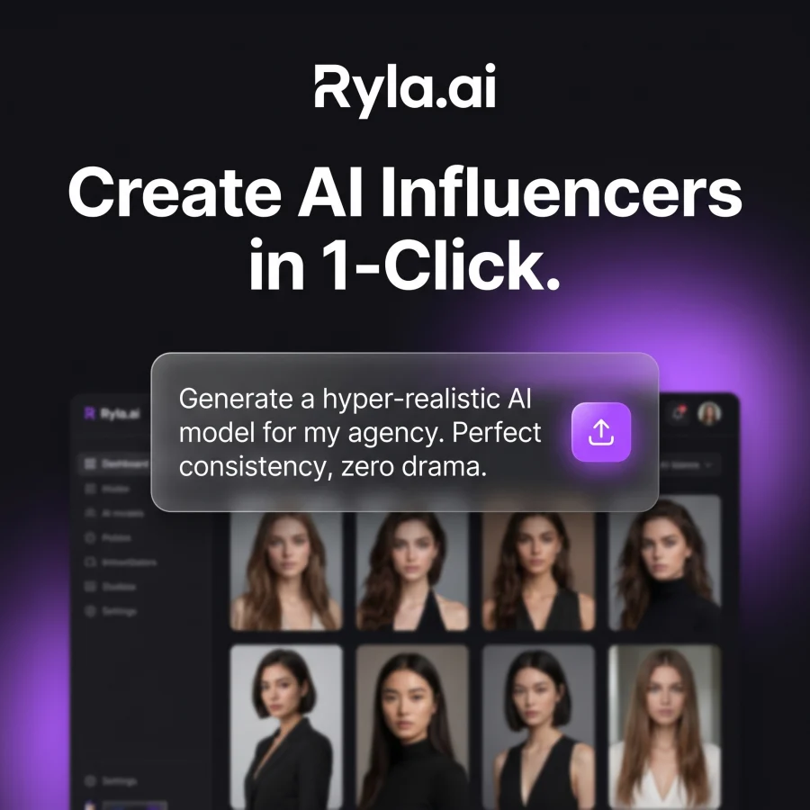 KI-Influencer-Plattform · SaaS – Anzeige von Navid Reko